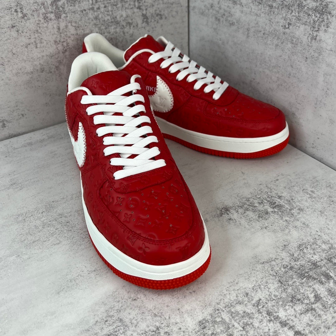 Louis Vuitton x Nike Air Force 1 "Red"