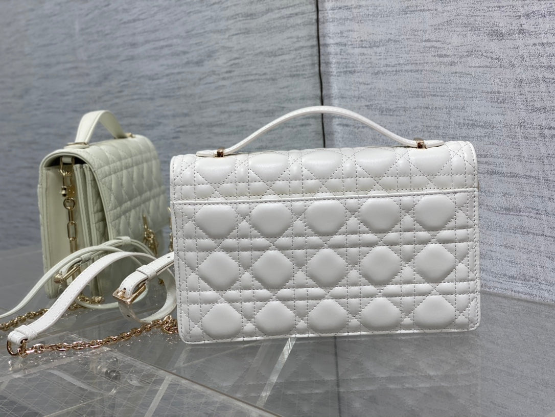 Dior My Dior Mini Bag "Latte Cannage Lambskin"