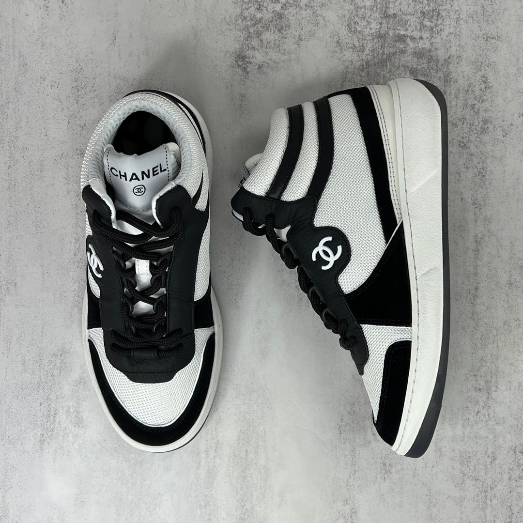 Chanel 22P High-Top "White-Black"