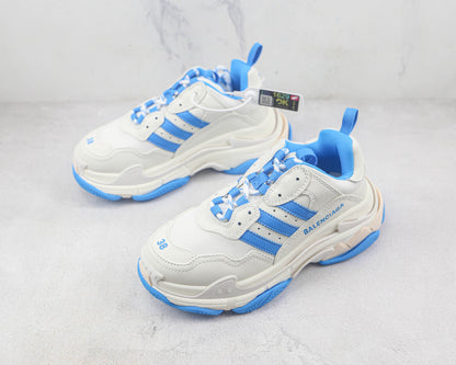 Balenciaga x Adidas Triple S "White-Blue"