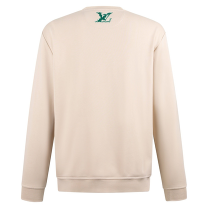 Louis Vuitton Embroidered Signature Sweatshirt "Light Beige"