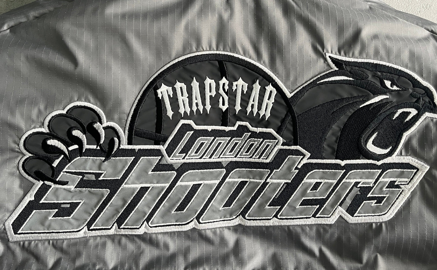 Trapstar Shooters Down Jacket "Grey-Reflective Logo"