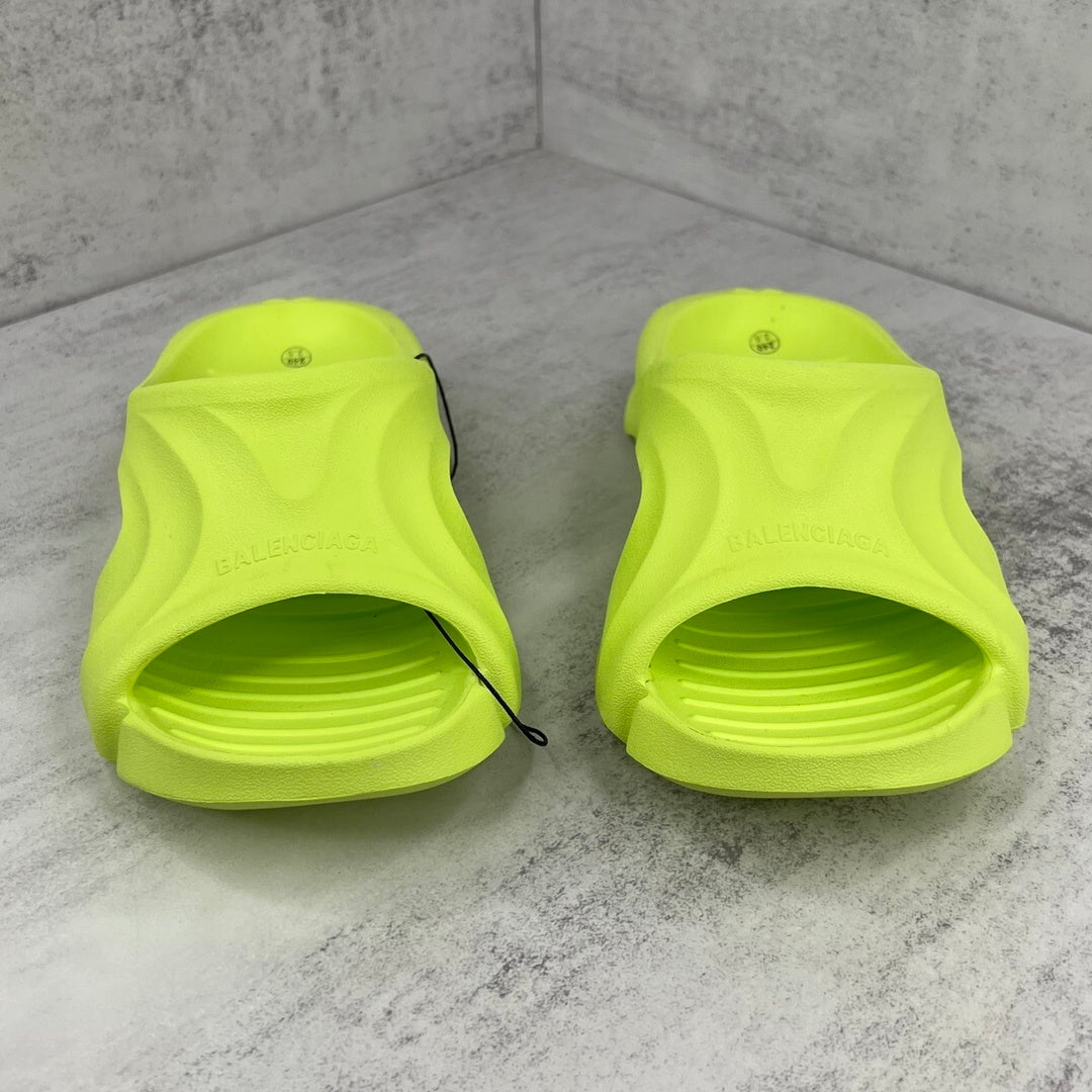 Balenciaga Slides "Lime"