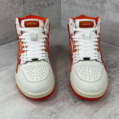 Amiri Skel Top High "White-Orange Bandana"