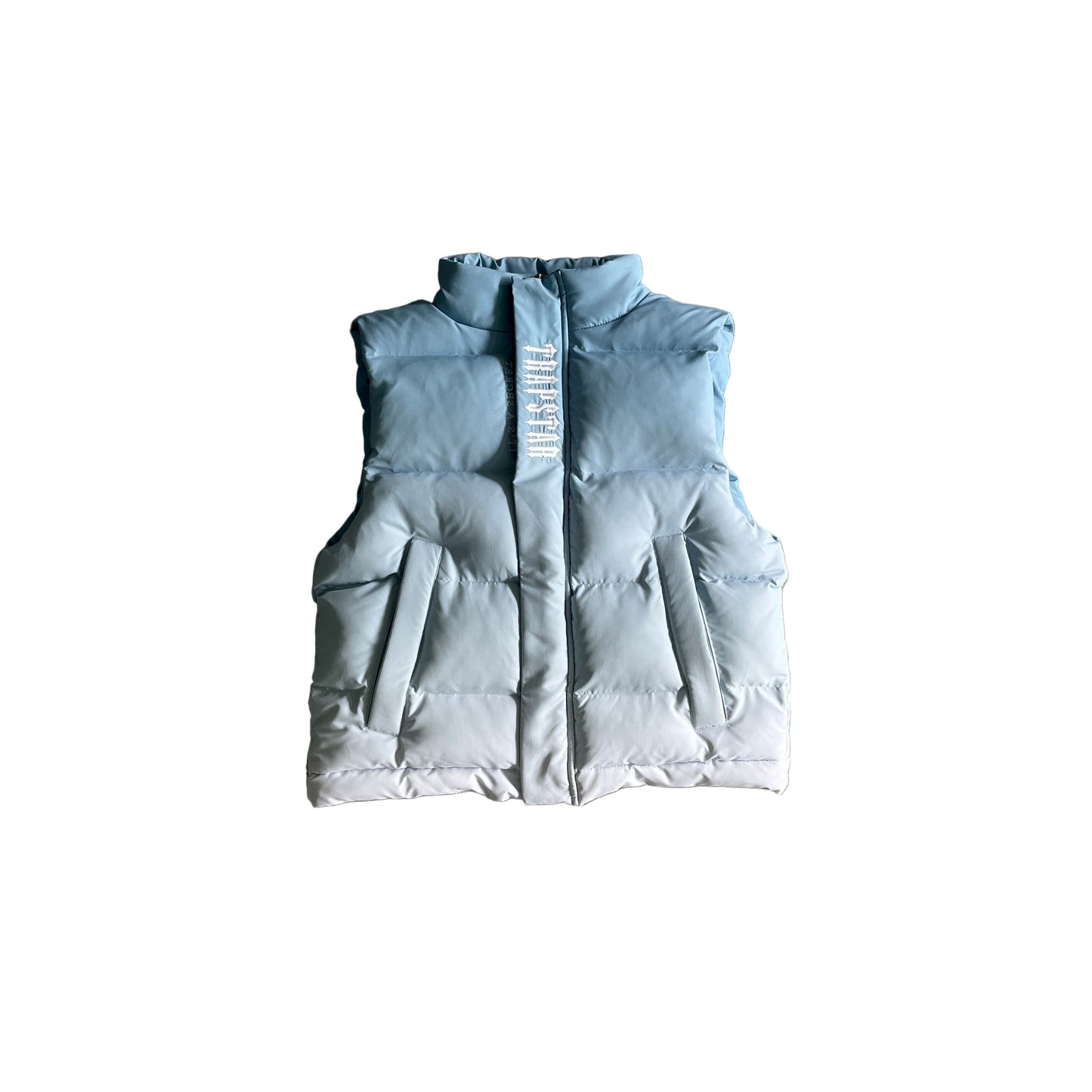 Trapstar Decoded Down Vest "Ice Blue Gradient"