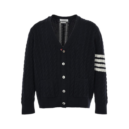 Thom Browne 4-Bar Cardigan "Black"