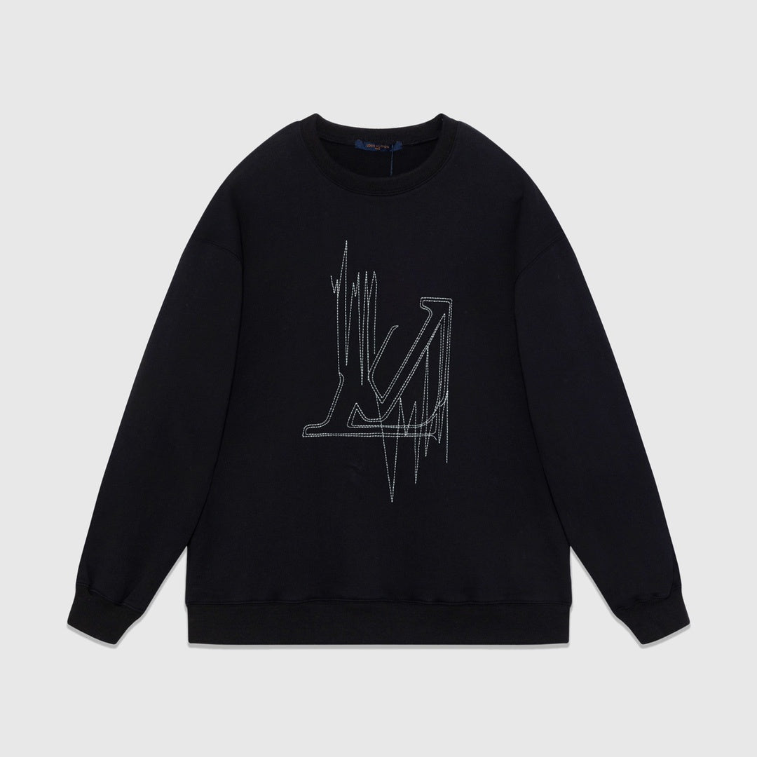 Louis Vuitton Frequency Stitch Sweatshirt "Black"