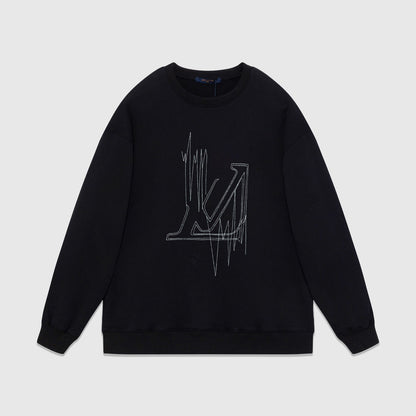 Louis Vuitton Frequency Stitch Sweatshirt "Black"