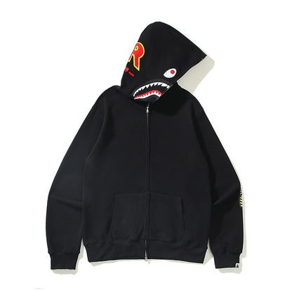 BAPE 2nd Shark Full Zip Hoodie "Black"