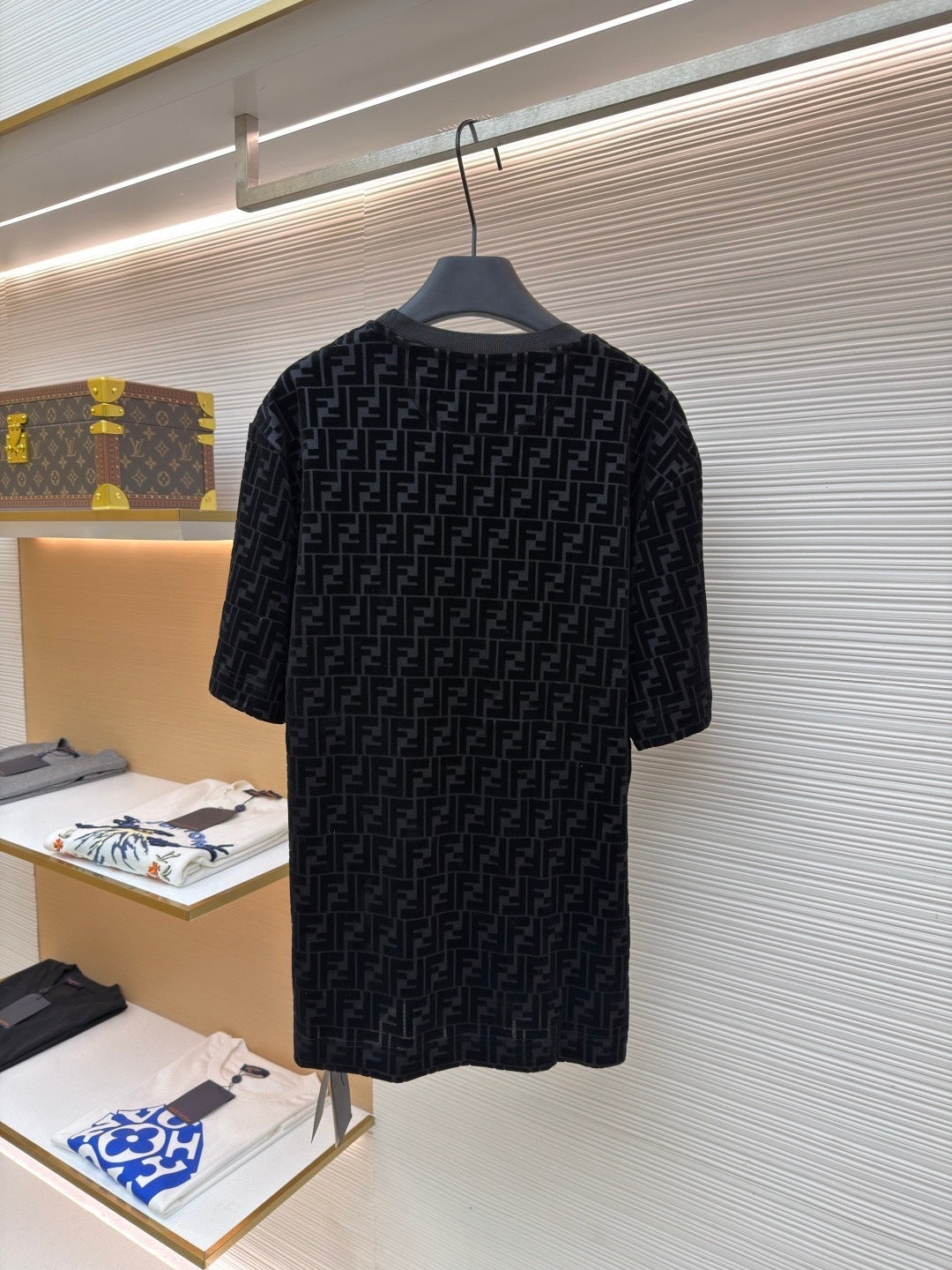 Fendi FF Monogram T-Shirt "Black"