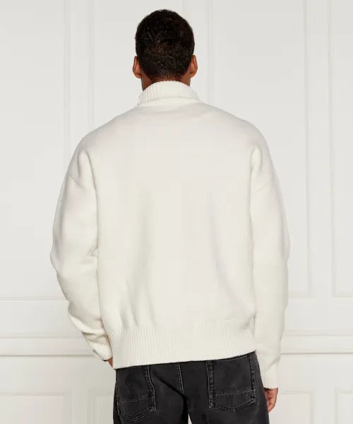 AMI Paris Ami De Coeur Turtleneck Sweater "White"