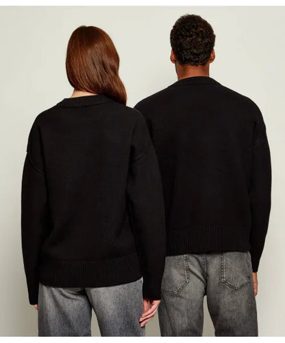 AMI Paris Ami De Coeur Sweater "Black"