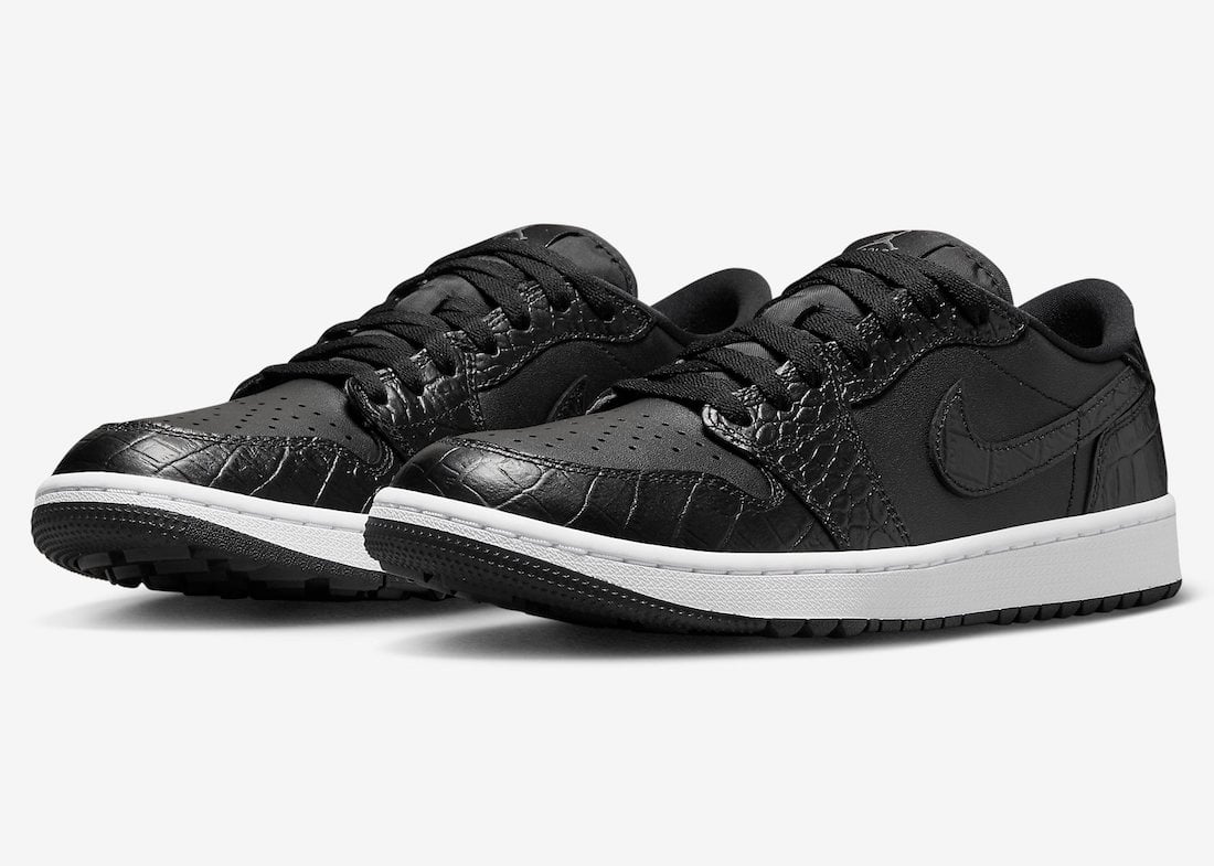 Air Jordan 1 Low Golf "Black Crocodile"