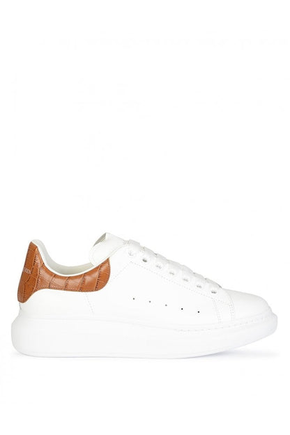 Alexander McQueen Oversized "White-Brown Croc"