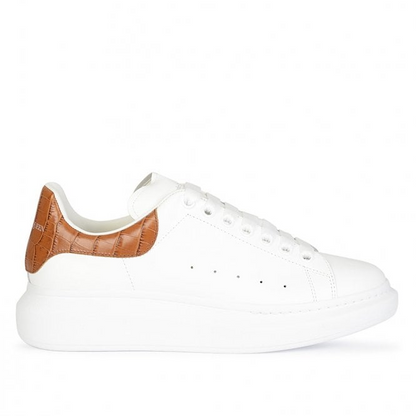 Alexander McQueen Oversized "White-Brown Croc"