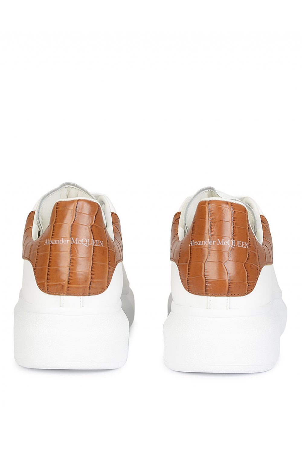 Alexander McQueen Oversized "White-Brown Croc"