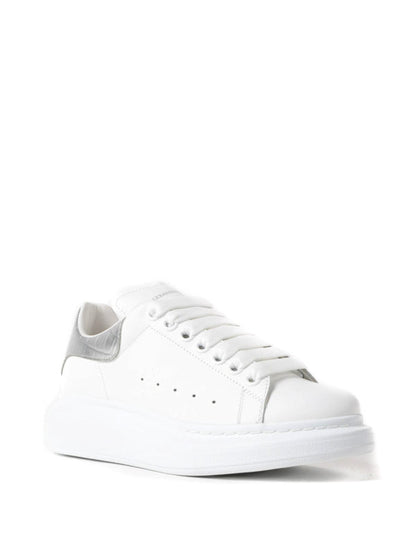 Alexander McQueen Oversized "White-Silver Crocodile"
