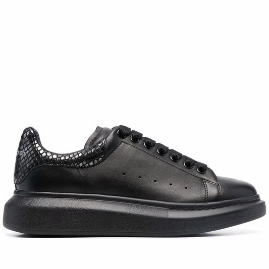 Alexander McQueen Oversized "Black-Heel Snake Skin"