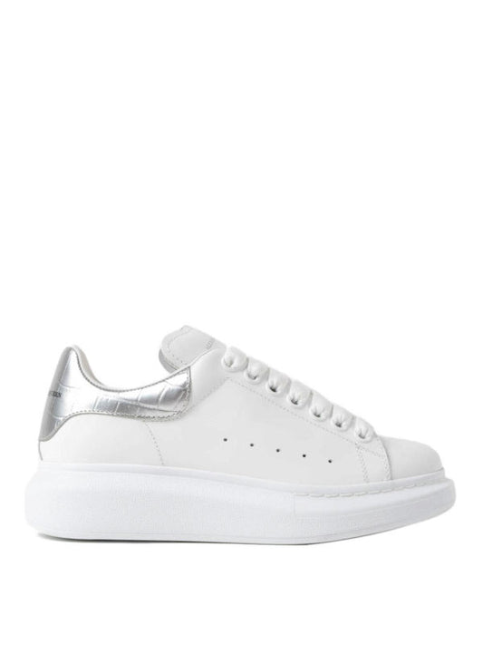 Alexander McQueen Oversized "White-Silver Crocodile"