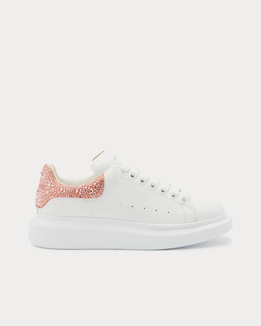 Alexander McQueen Oversized "White-Pink Rhinestone"