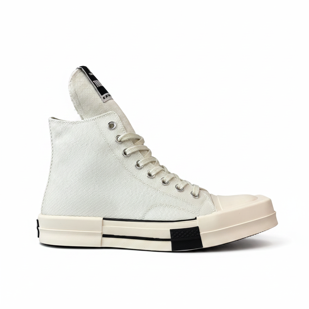 Rick Owens x Converse TURBODRK High "White"