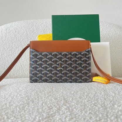 Goyard Goyardine Calfskin Chypre Wallet Pouch