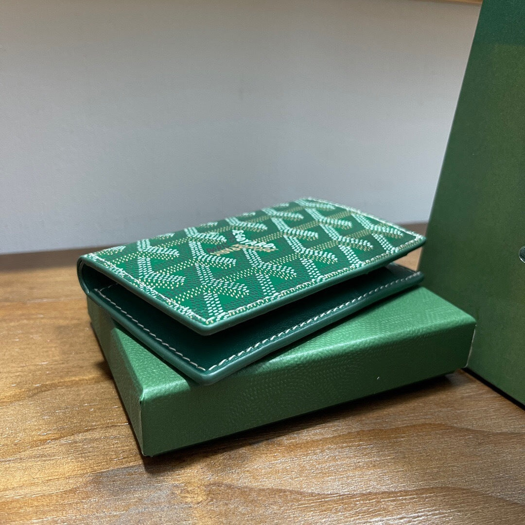 Goyard Saint-Pierre Card Wallet "Green"