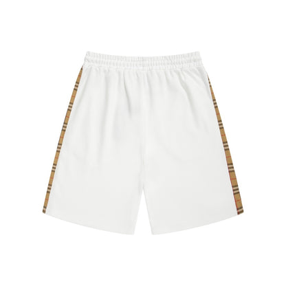 Burberry Check Shorts "White"
