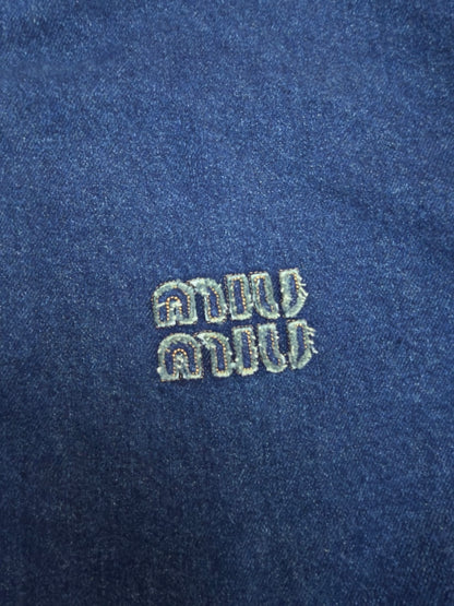 Miu Miu Denim Hoodie Jacket