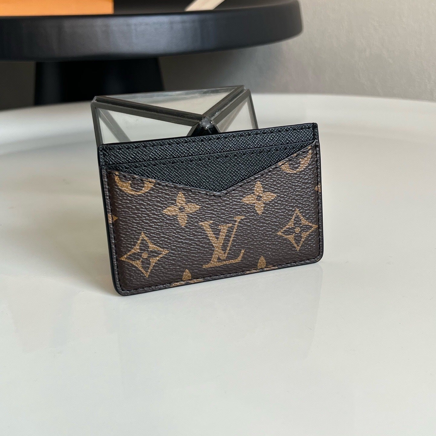 Louis Vuitton Neo Porte Cartes "Monogram Macassar Canvas"