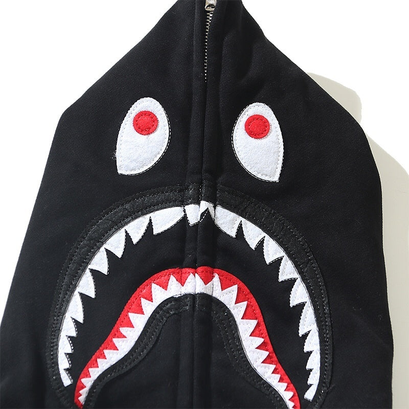 BAPE 2nd Shark Full Zip Hoodie "Black"