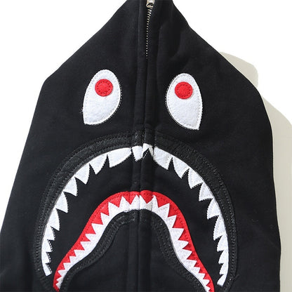 BAPE 2nd Shark Full Zip Hoodie "Black"