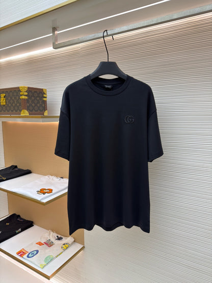 Gucci Rayon Jersey T-shirt with Embroidery "Black"
