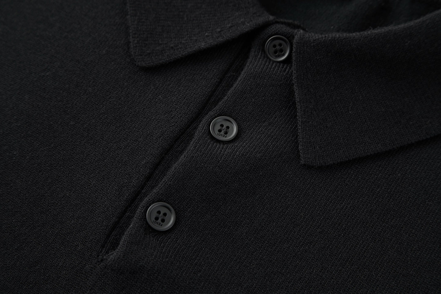 Fendi Polo Sweater "Black"