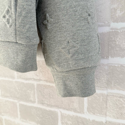 Louis Vuitton Monogram Embossed Track Top "Grey"
