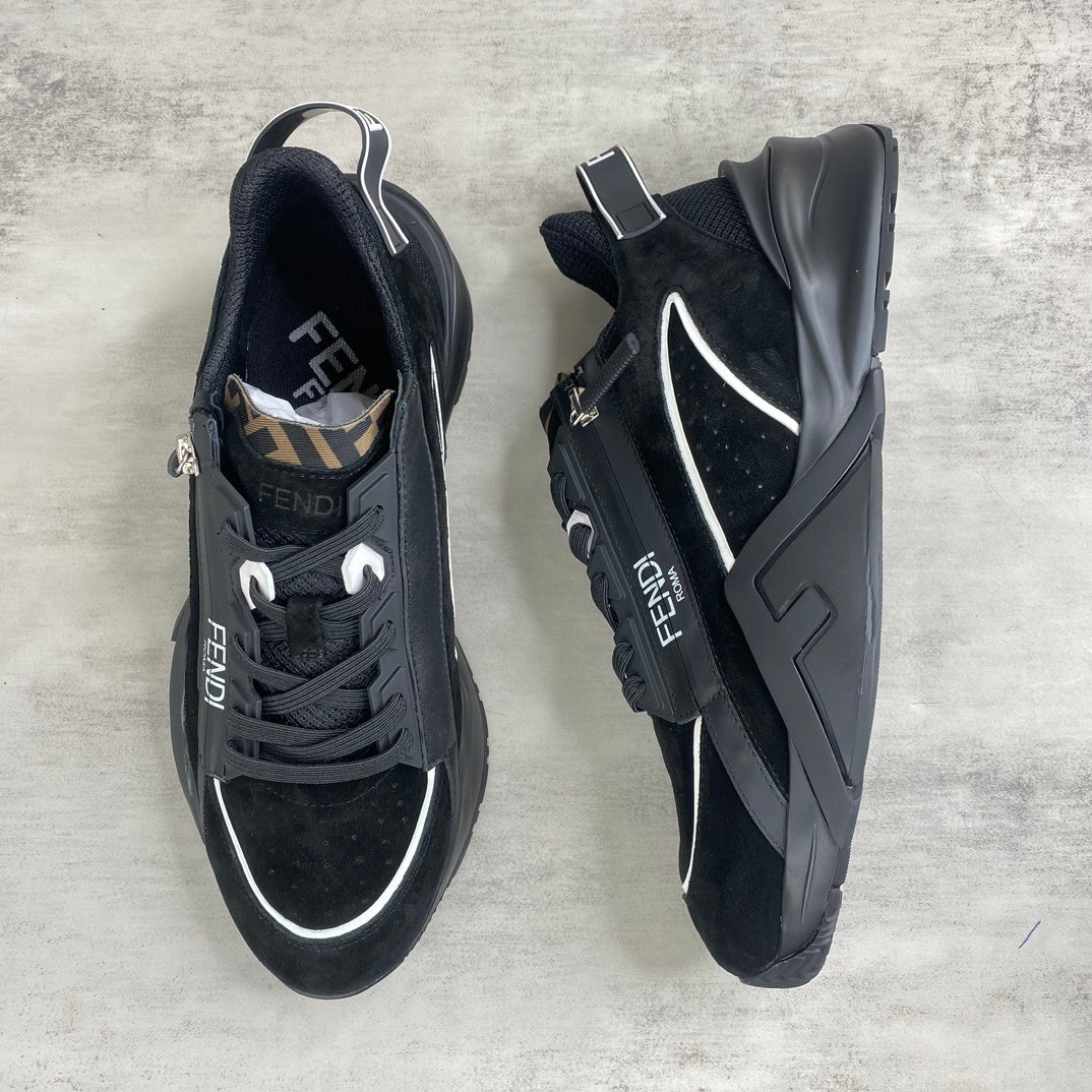 Fendi Flow "Black Suede"
