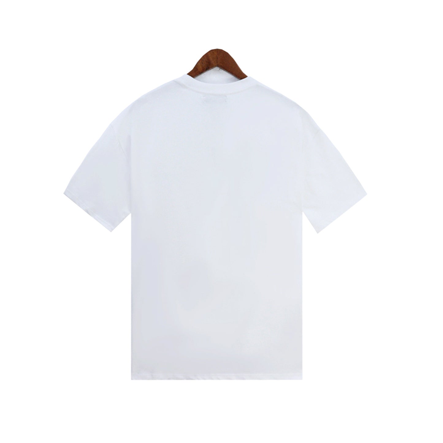 Amiri Wave Logo Print T-Shirt "White-Blue"