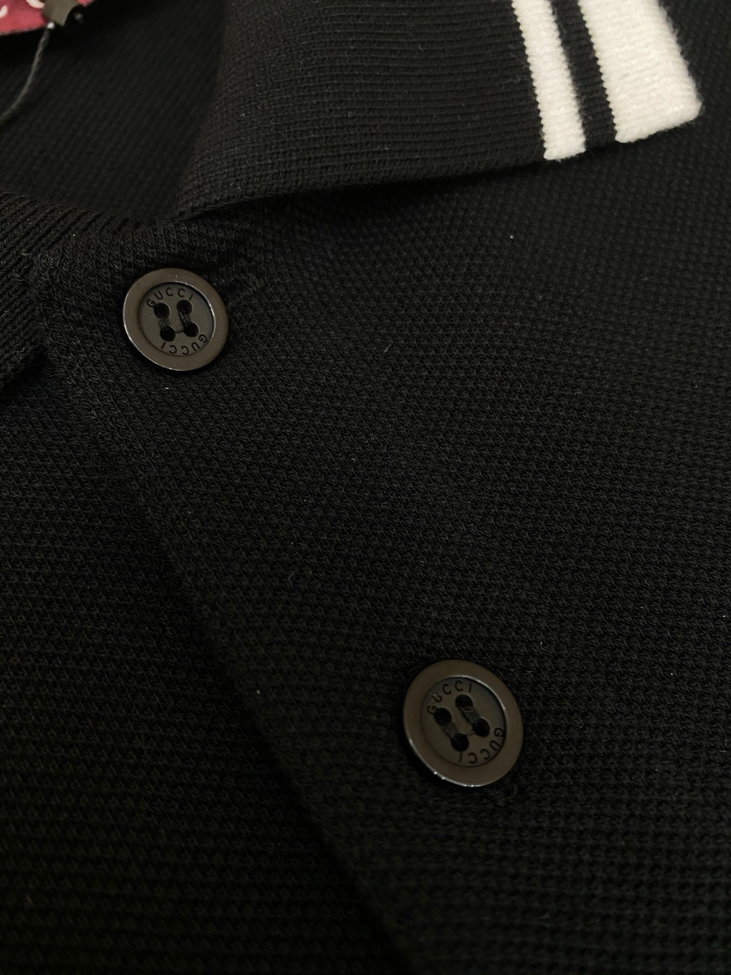 Gucci Cotton Polo T-Shirt "Black"