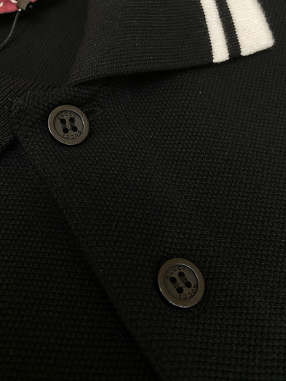Gucci Cotton Polo T-Shirt "Black"