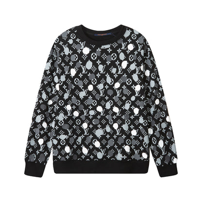 Louis Vuitton x Yayoi Kusama Infinity Dots Printed Sweatshirt "Black"