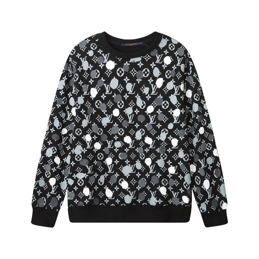 Louis Vuitton x Yayoi Kusama Infinity Dots Printed Sweatshirt "Black"
