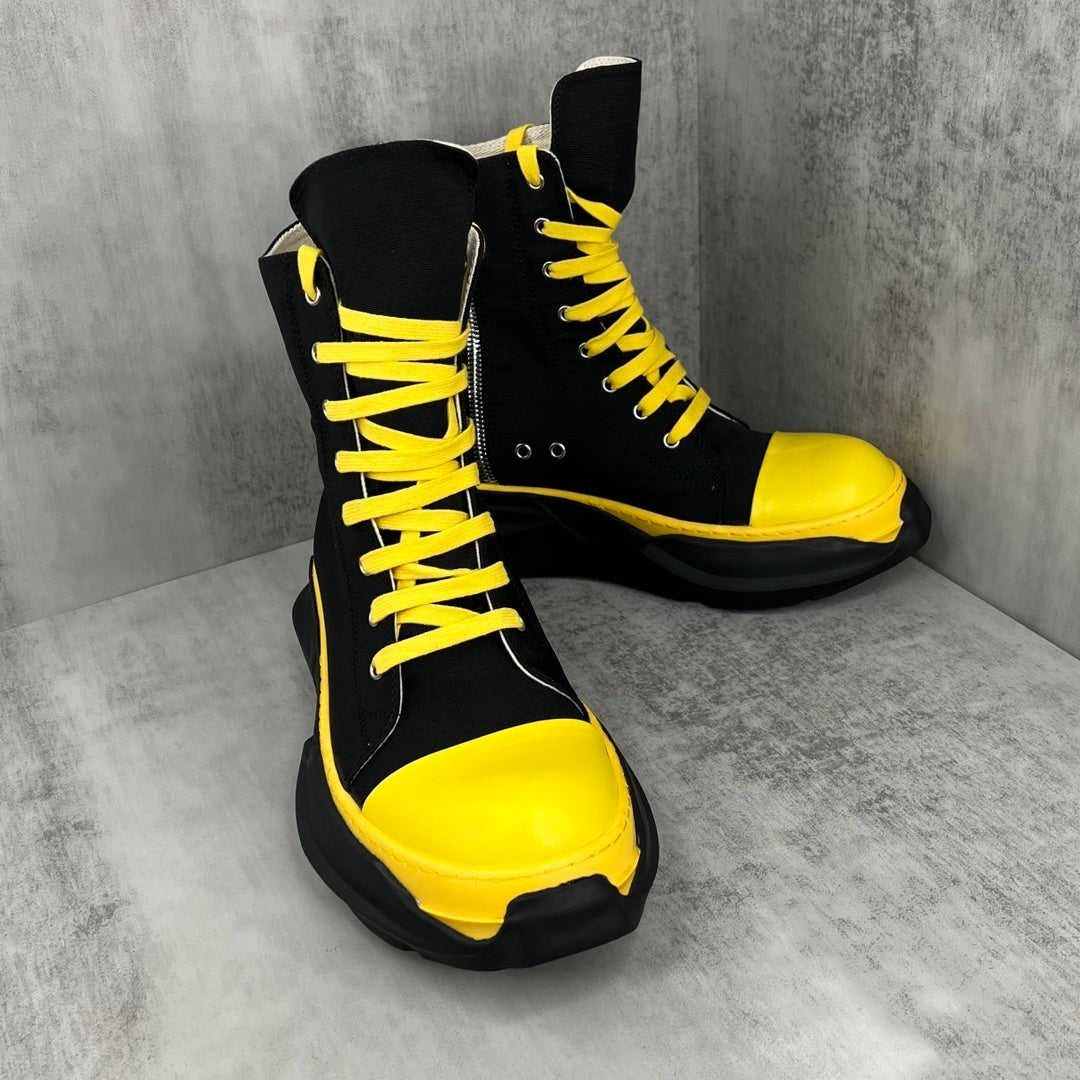 Rick Owens Abstract DRKSHDW High "Black-Yellow"