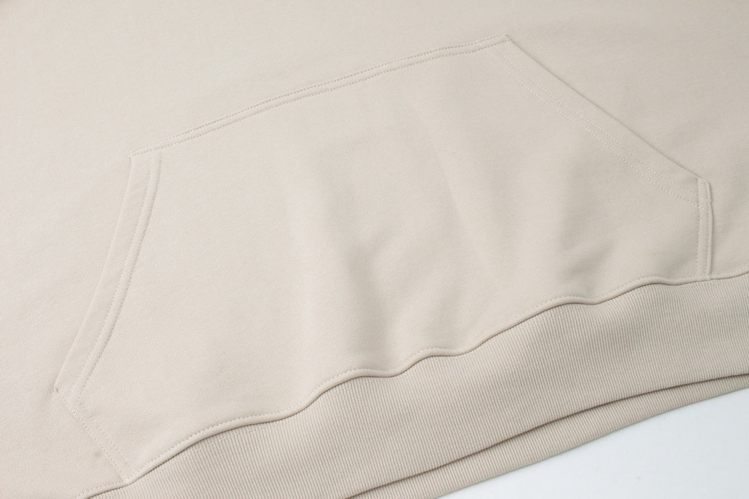 Balenciaga BB Pixel Embroidery Hoodie "Beige-Black"