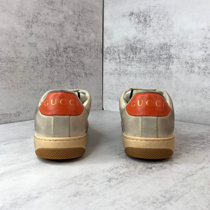 Gucci Screener "Distressed Beige-Green-Orange"