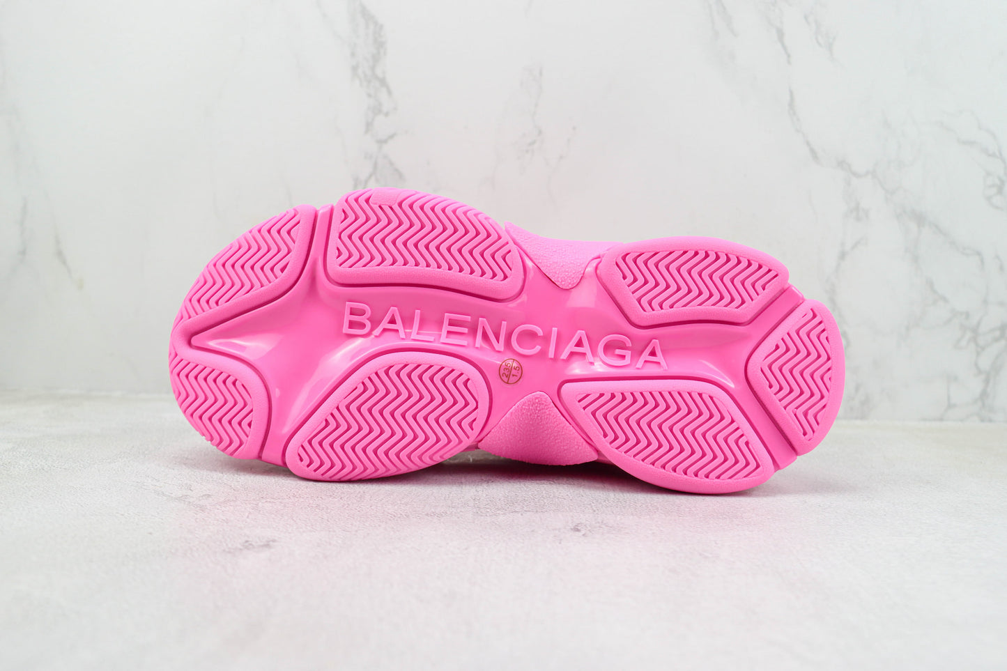 Balenciaga Triple S "Pink Leather Gloss"