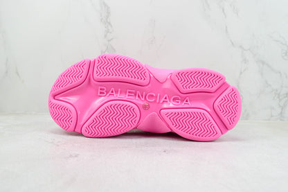 Balenciaga Triple S "Pink Leather Gloss"