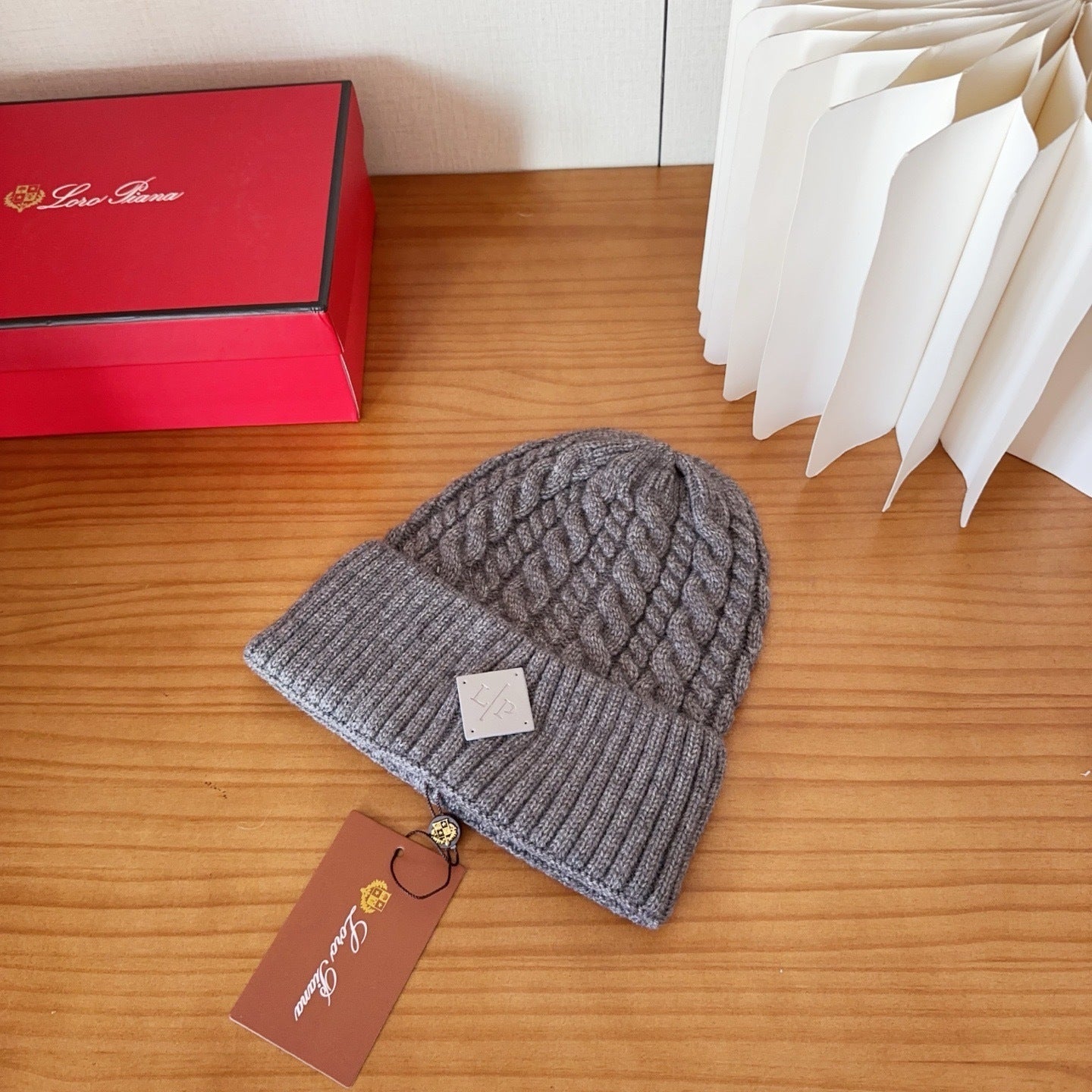 Loro Piana Wool Beanie "Grey"