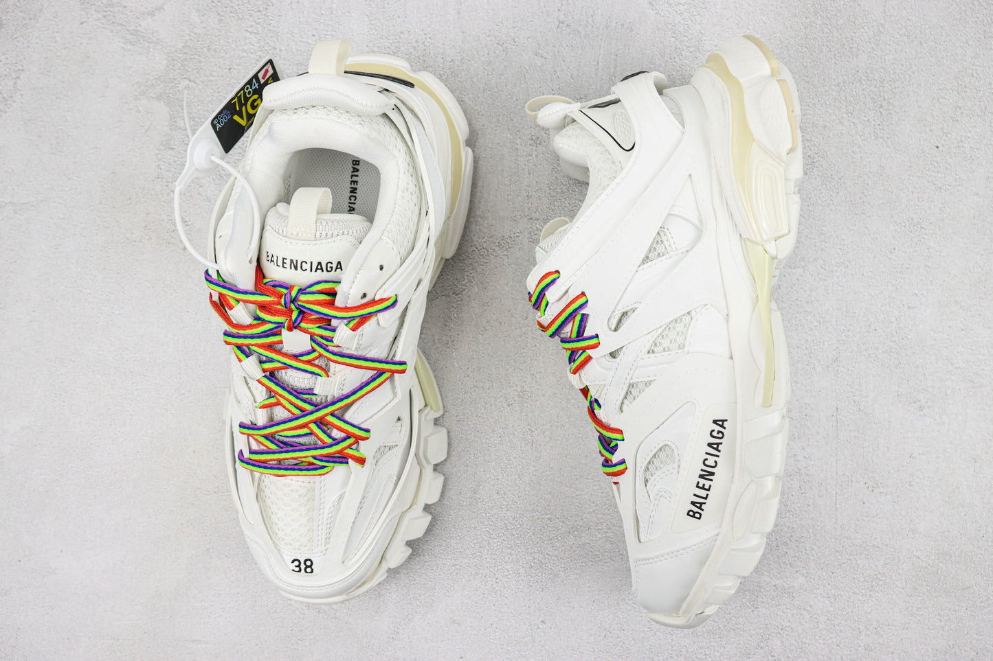 Balenciaga Track "White-Multicolour Laces"