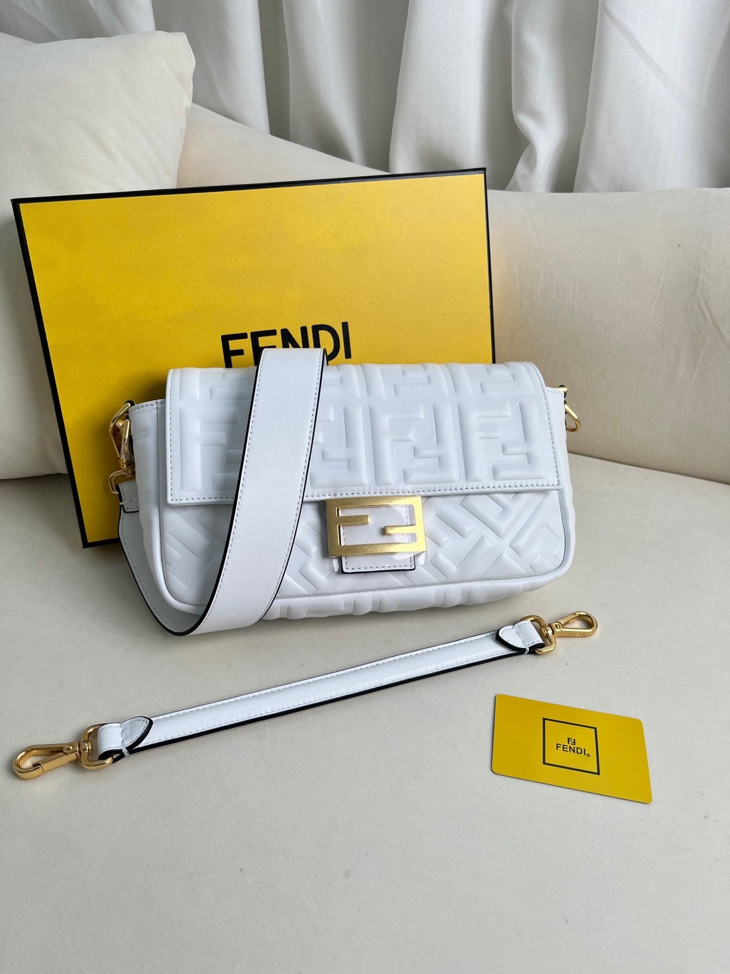 Fendi Baguette Leather Bag