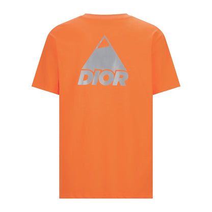Dior and Descente T-Shirt "Orange Cotton Jersey"